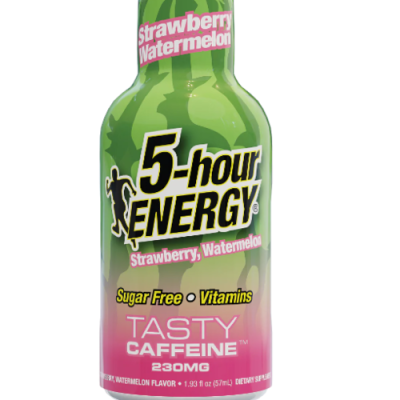 Strawberry Watermelon Flavor Extra Strength 5-Hour Energy Shots
