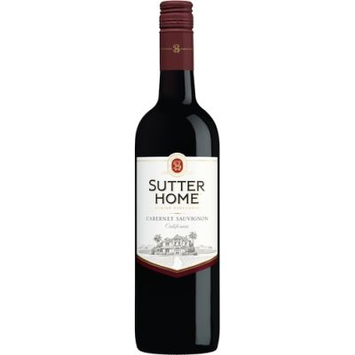 Sutter Home Cabernet Sauvignon California Red Wine 750 Ml Glass Bottle 13.9% ABV