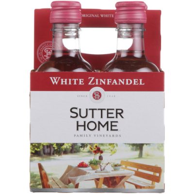 Sutter Home White Zinfandel California 187 Ml