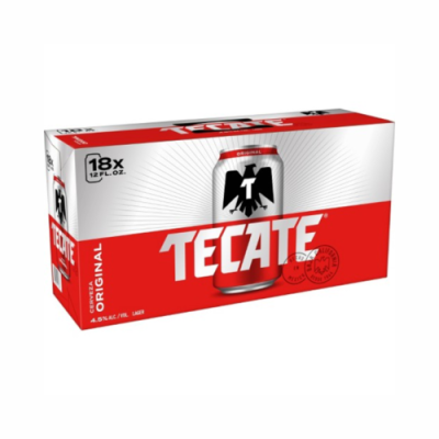 Tecate Original Mexican Lager Beer – 18pk/12 Fl Oz Cans