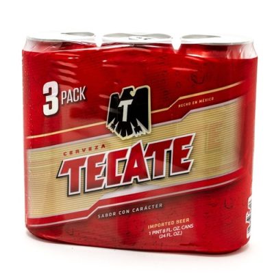 Tecate Original Mexican Lager Beer Single 24 Fl Oz Can