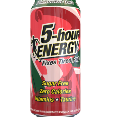 Watermelon Crush Flavor Extra Strength 5-Hour Energy Shots