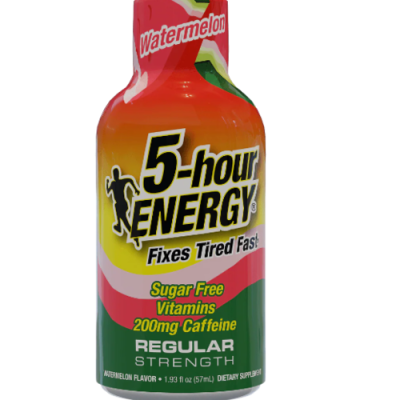 Watermelon Flavor Regular Strength 5-Hour Energy Shots