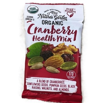 Nature’s Garden Organic Nuts Cranberry Health Mix 1.2oz ( 34G )