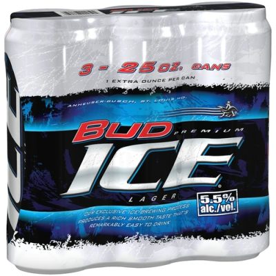 Bud Ice Beer 3 Pack 25 Fl. Oz. Cans