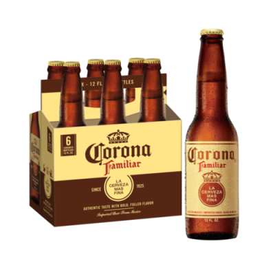 Corona Familiar Lager Beer – 6pk/12 Fl Oz Bottles