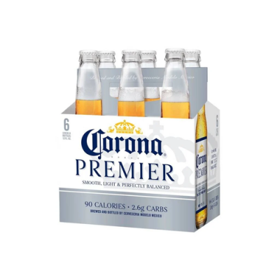 Corona Premier Mexican Lager Light Beer Bottles