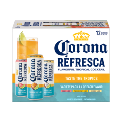 Corona Refresca Variety Pack Spiked Tropical Cocktail Cans