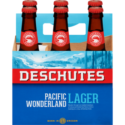 Deschutes Brewery Pacific Wonderland Lager Beer 6 12 Oz. Bottles