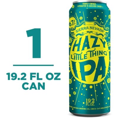 Hazy Little Thing IPA Sierra Nevada Craft Beer 19.2oz Can