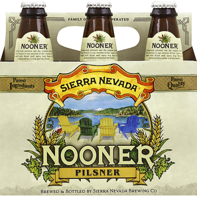 Sierra Nevada Nooner Pilsner Beer 6-12 Fl. Oz. Bottles