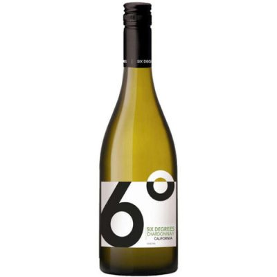Six Degrees 12 Bottle Case California Chardonnay 2021