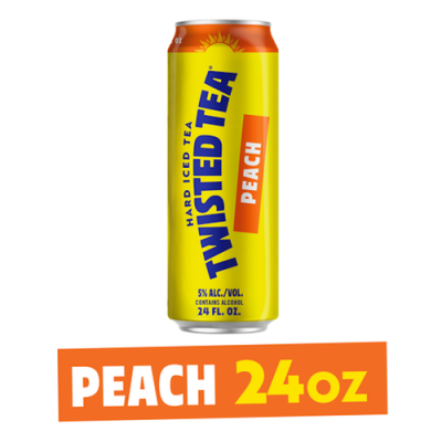 Twisted Tea Hard Iced Peach Single Can
