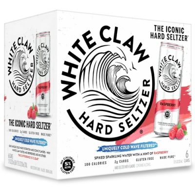 White Claw 6 Pack Spiked Raspberry Hard Seltzer