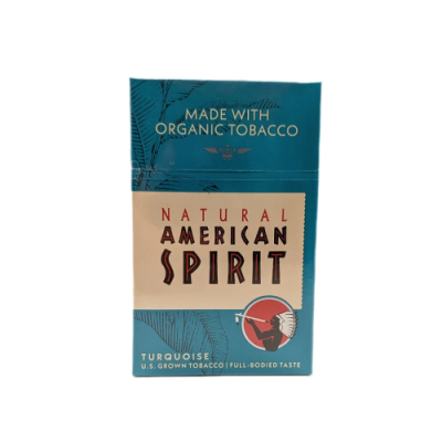 American Spirit Cigarettes, Natural, Class A, Turquoise