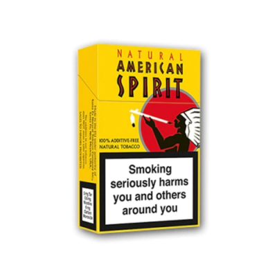 American Spirit Cigarettes, Natural, Class A, Yellow