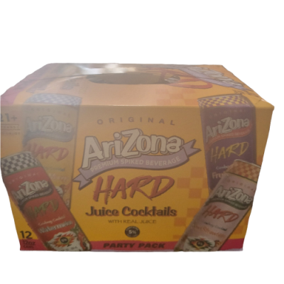 AriZona Hard Juice Cocktails Party Pack Variety 12 Pk Cans