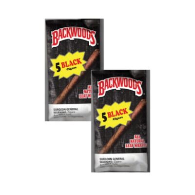 Backwoods Blunt Wraps Black 5pk