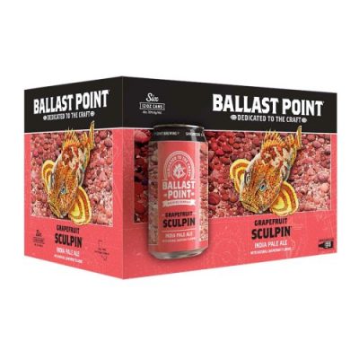 Ballast Point Grapefruit Sculpin IPA Beer – 6pk/12 Fl Oz Cans