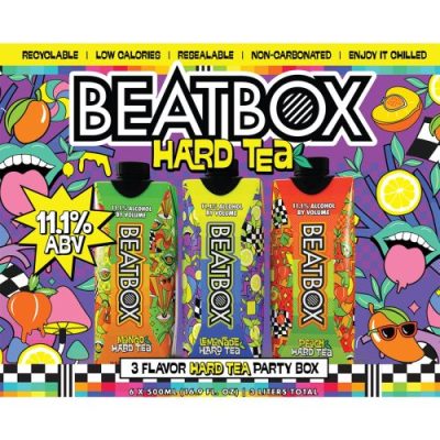 Beatbox Hard Tea Variety Pack – 500ml X 6
