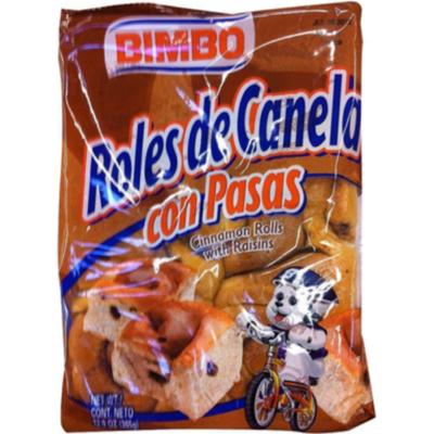 Bimbo Roles De Canela Con Pasas Cinnamon Rolls With Raisins