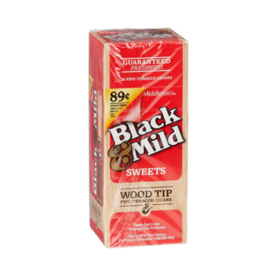 Black & Mild Cigars B&M Wood Tip Swt 119