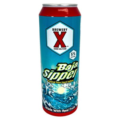 Brewery X Baja Sipper Tropical Lime Hard Seltzer 19.2oz Can