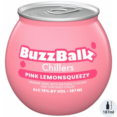 BuzzBallz Pink Lemonsqueezy Chillers, 30 Proof