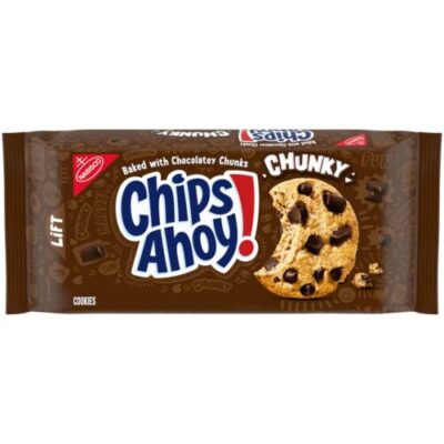 Chips Ahoy! Nabisco Chunky Chocolate Chip Real Chunk Cookies – 11.75 Ounce