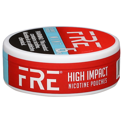 FRE Nicotine Pouches, Mint, High Impact, 15 Mg