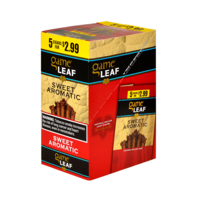 Game Leaf Cigars, Sweet, Natural Rolled