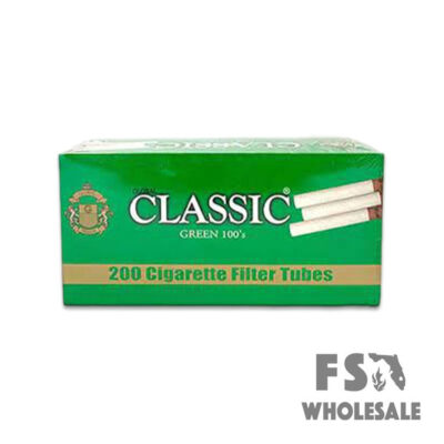 Global Classic Cigarette Tubes Green 100 200ct