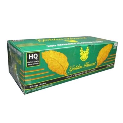 Golden Harvest Menthol King Size Cigarette Tubes 200ct