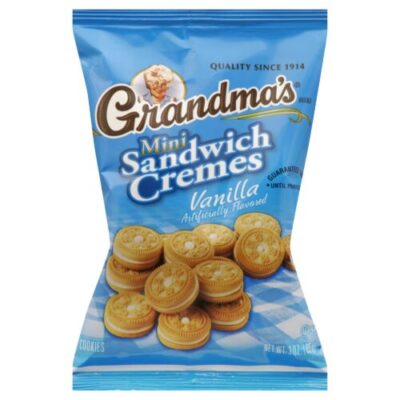 Grandma’s Vanilla Mini Sandwich Cremes Cookies Bag