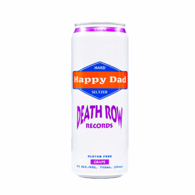 Happy Dad Death Row Records Grape Hard Seltzer 24oz Can