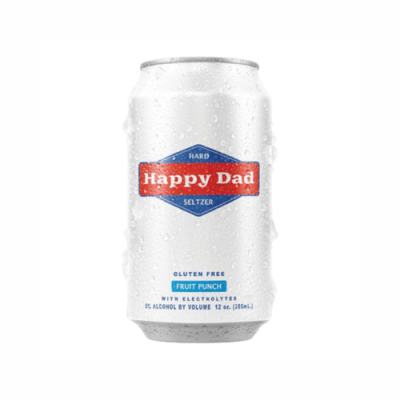 Happy Dad Hard Seltzer Big Poppa Fruit Punch