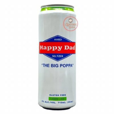 Happy Dad Hard Seltzer Lemon Lime 24oz Can