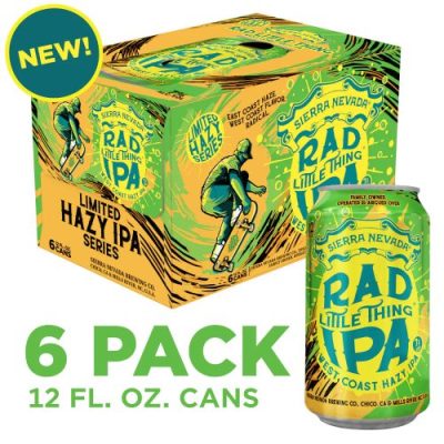 Hazy IPA Rotator Sierra Nevada Peachy Little Thing Craft Beer 6 Pack (12oz Cans)