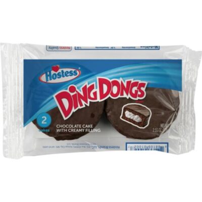 Hostess Ding Dongs Cake, With Creamy Filling, Chocolate
