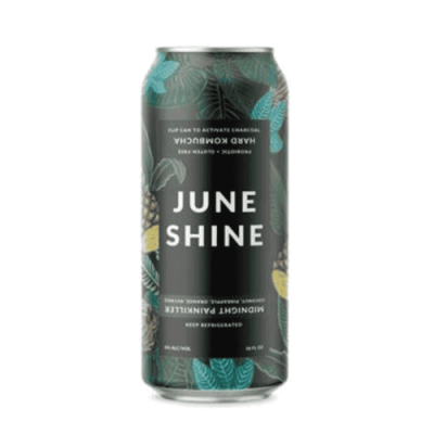 Juneshine Midnight Painkiller Hard Kombucha 19.2oz Can