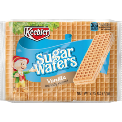 Keebler Sugar Wafers Vanilla Cookies 2.75 Oz. Pack