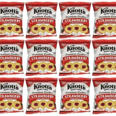 Knott’s Berry Farm Shortbread Cookies – Strawberry
