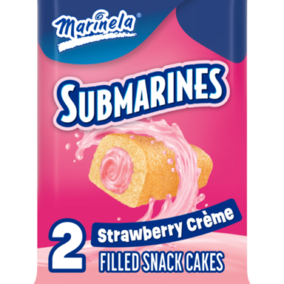 Marinela Filled Snack Cakes, Strawberry Creme