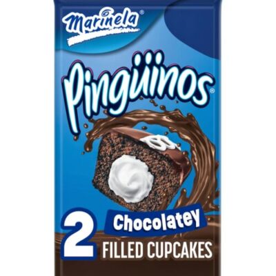 Marinela Pinguinos Chocolate Creme Filled Cupcakes 2.82 Oz