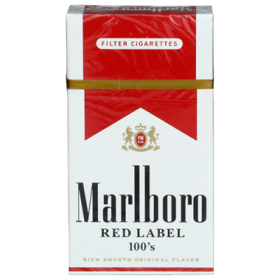 Marlboro Cigarettes, Filter, Red Label, 100’s