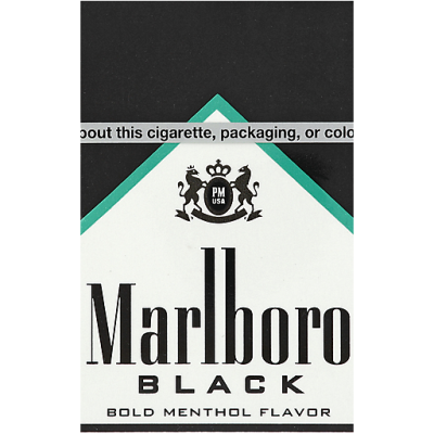 Marlboro Cigarettes, Menthol, Black