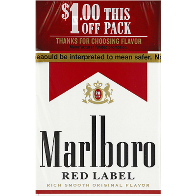 Marlboro Cigarettes, Red Label