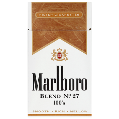Marlboro Filter Cigarettes, Blend No. 27, 100’s