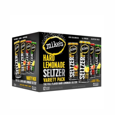Mike’s Hard Seltzer Lemonade Variety 12 Pack 12Oz Cans
