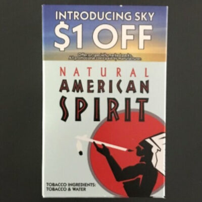 Natural American Spirit Sky $1.00 Off